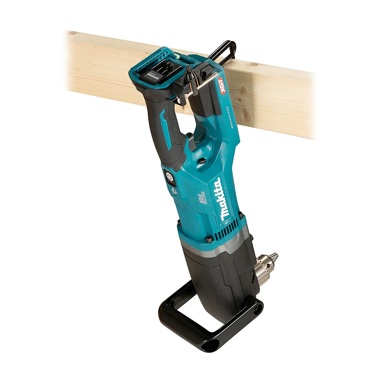 Makita 40Vmax XGT BL Li-Ion 13 mm (1/2") Cordless Angle Drill with Rapid Charger & 1 Pcs 4.0Ah Battery, DA001GM101