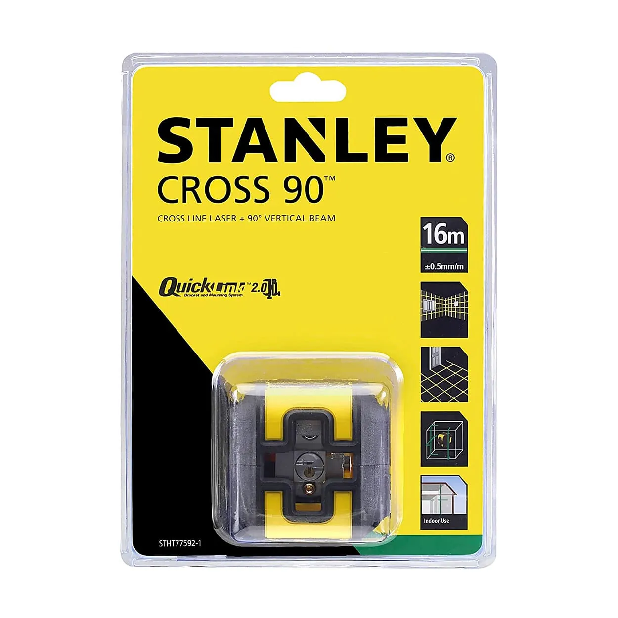 Stanley Cross 90 Green Beam Multi Cross Line Laser Level, STHT77592-1