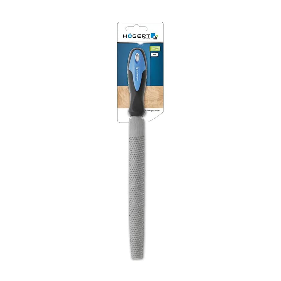 Hogert 200 mm / 8 inch Half-Round Wood Rasp File, HT3B811