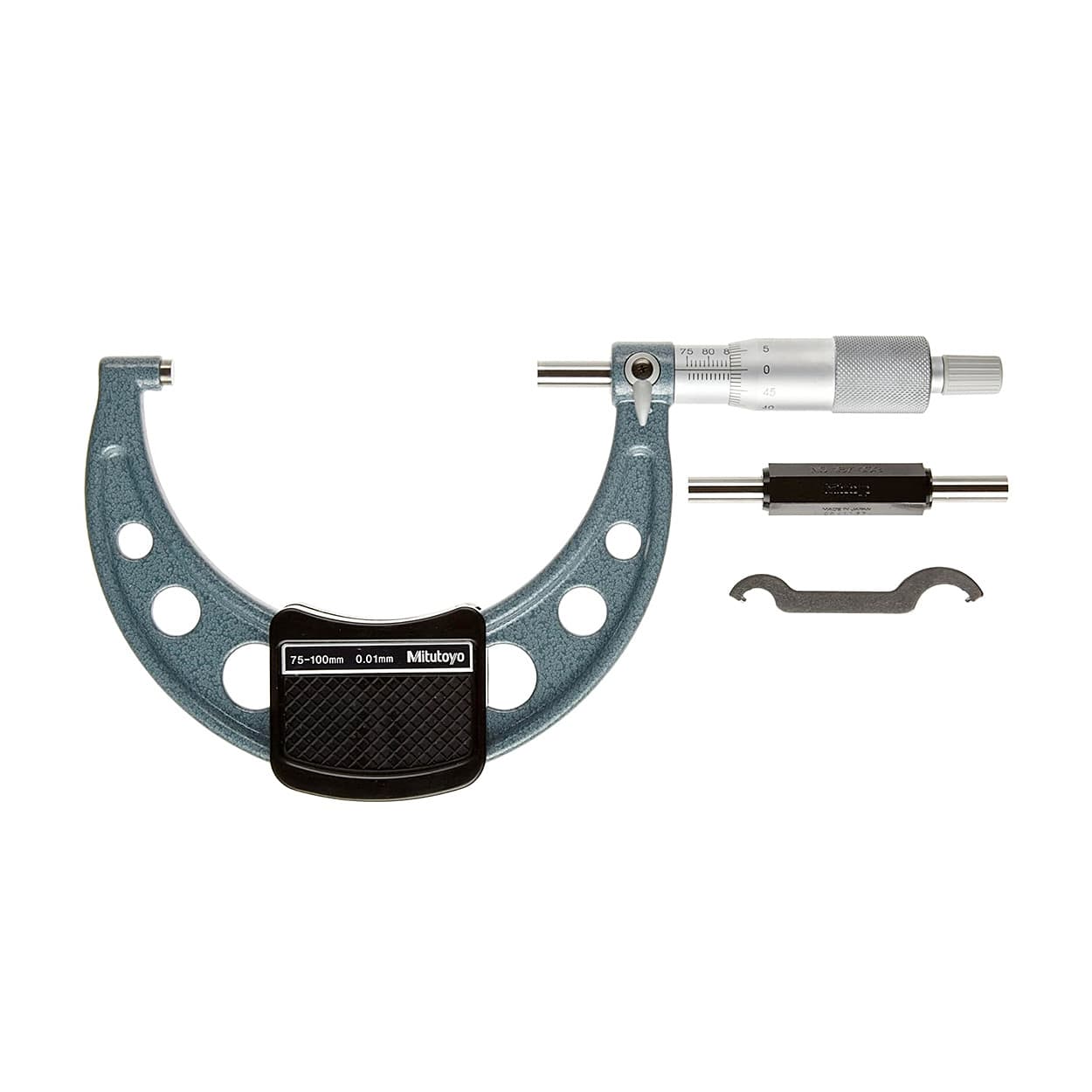 Mitutoyo 75 - 100 mm Outside Micrometer (Economy Design), 103-140-10