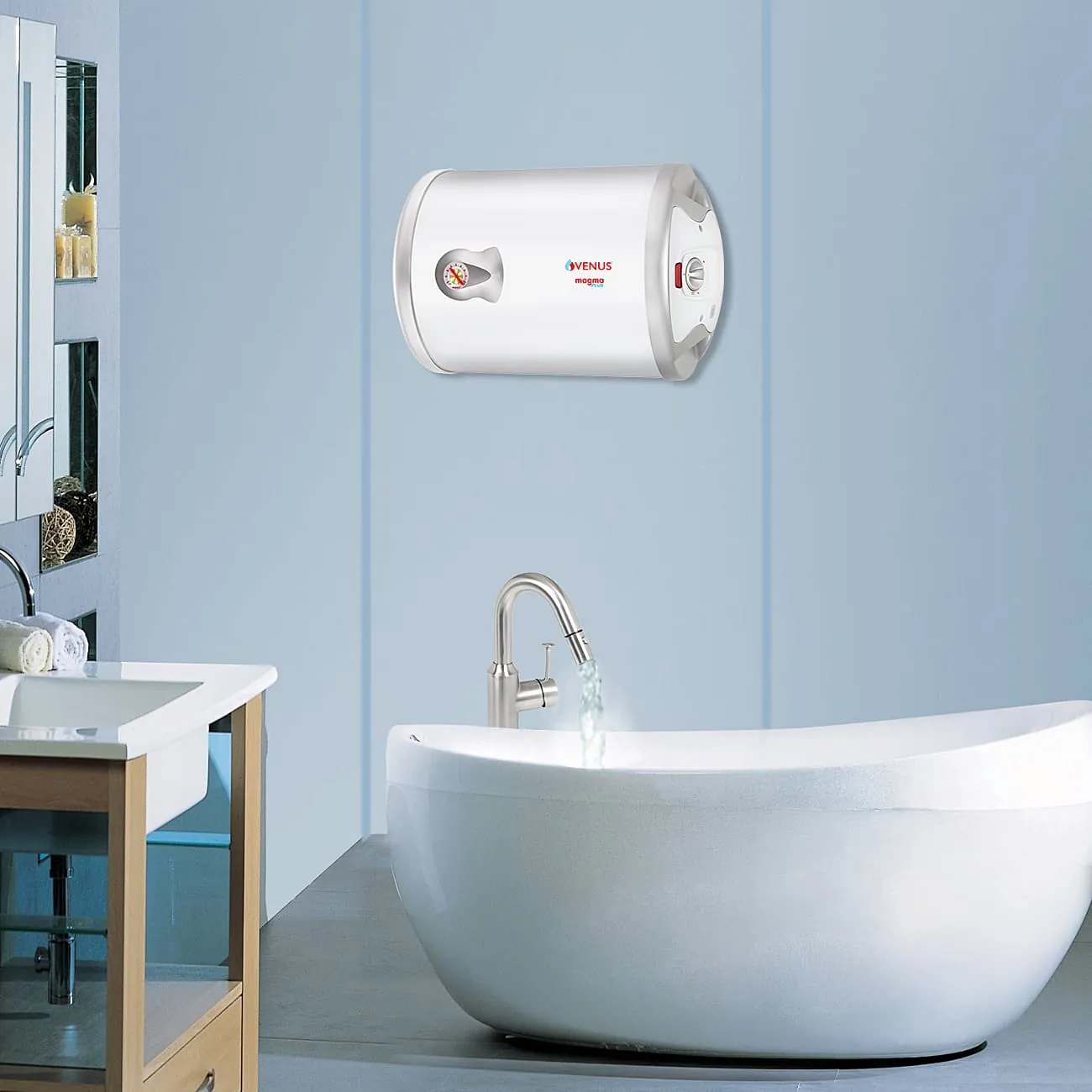 Venus Magma Plus 200 Ltr / 3 kW Horizontal Storage Water Heater (Geyser), 200 GH