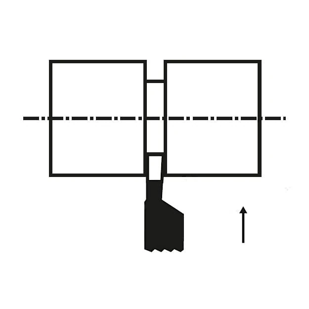 Zenstar 240 mm Length / ISO 7 (150) Parting Off Tool (Right Hand), 150-5032