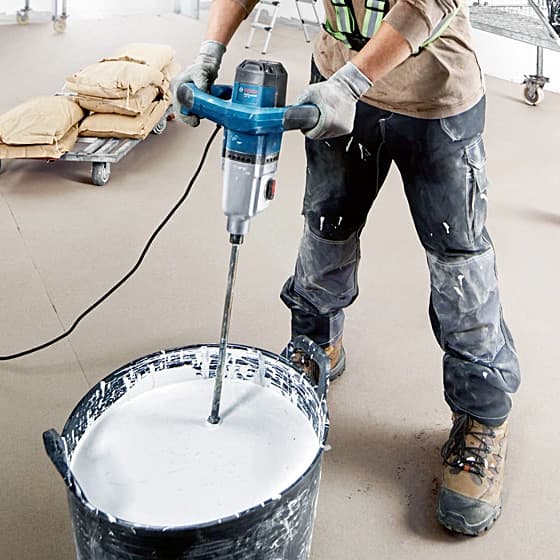 Bosch 1400W Professional Soft Start Electric Putty / Paint Mixer With Stirring Mechanism, GRW 140