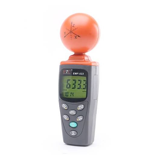 HTC 50Mhz - 3.5 Ghz Electro Smog Field Tester (3 Axis), EMF-523