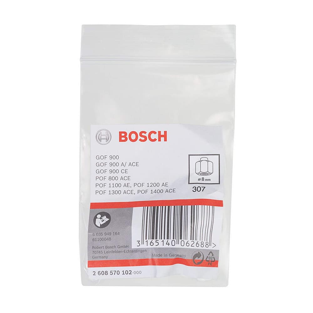 Bosch 8 mm Collets / Nutset, 2 608 570 102