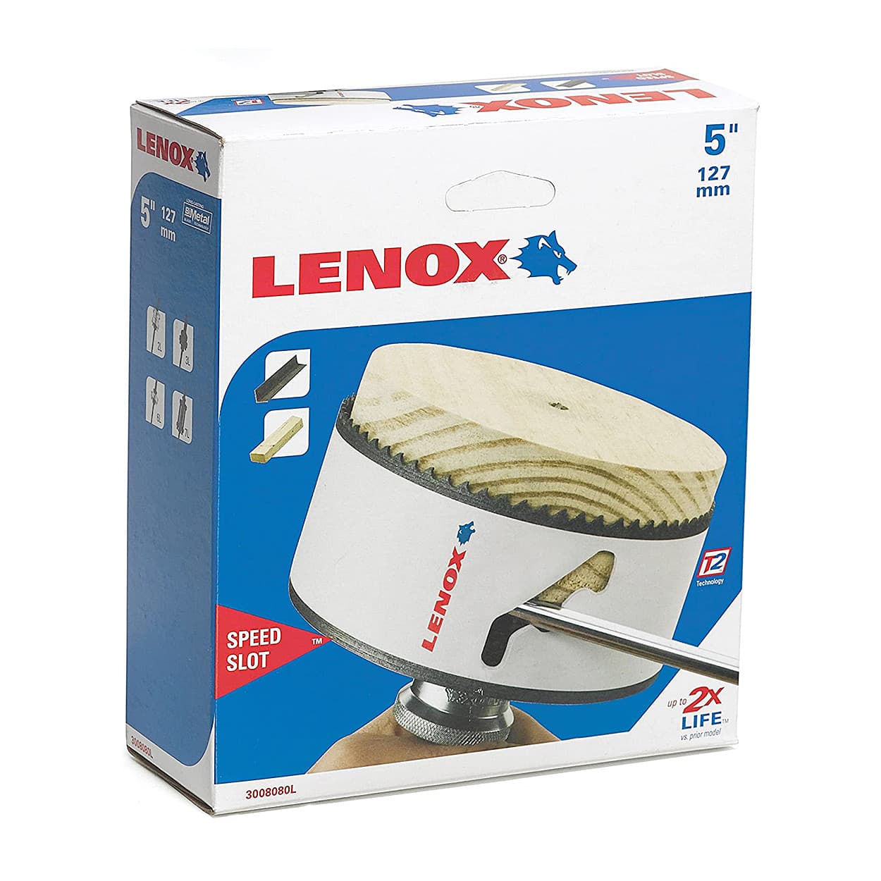 Lenox 152 mm / 6 inch Bi-Metal Speed Slot Hole Saw With T3 Technology, 3009696L