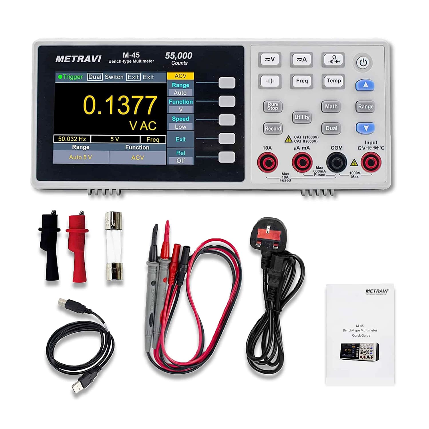 Metravi 5 Digit / 55000 Counts Bench-type Digital Multimeter, M-45
