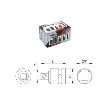 Yato 1 inch (M) x 3/4 inch (F) Impact Universal Joint, YT-1168