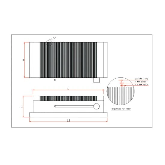 Crystal 200 x 150 x 60 mm Rectangular Type Micro Pitch Permanent Magnetic Chuck, AA-15926