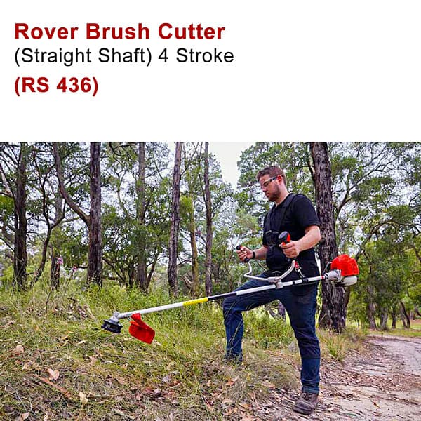 Rover 1.3 HP / 2 Stroke Straight Shaft Brushcutter With U Grip Handle, R-S933