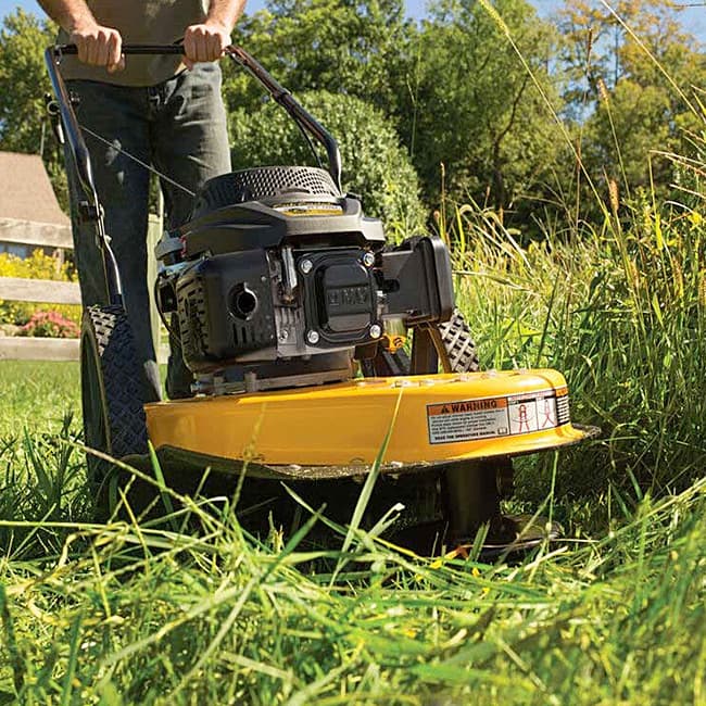 Cub Cadet 22 Inch (56 cm) Wheeled String Trimmer With Adjustable Handle, 25A-26KF710
