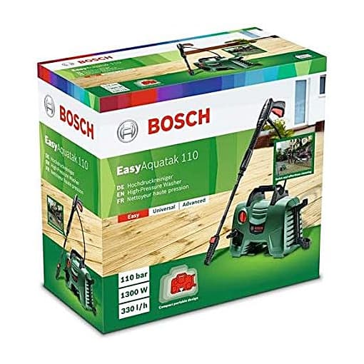 Bosch Easy Aquatak 110 1300W / 110 Bar High-Pressure Washer With High Pressure Gun