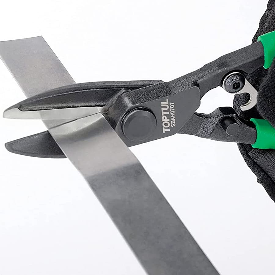 Toptul 185 mm / 7 inch Universal Straight Tin Snips, SBAH0707