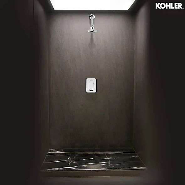 Kohler Aleo 40 mm Recessed Bath & Shower Trim In Polished Chrome Finish, K-72290IN-4FP-CP