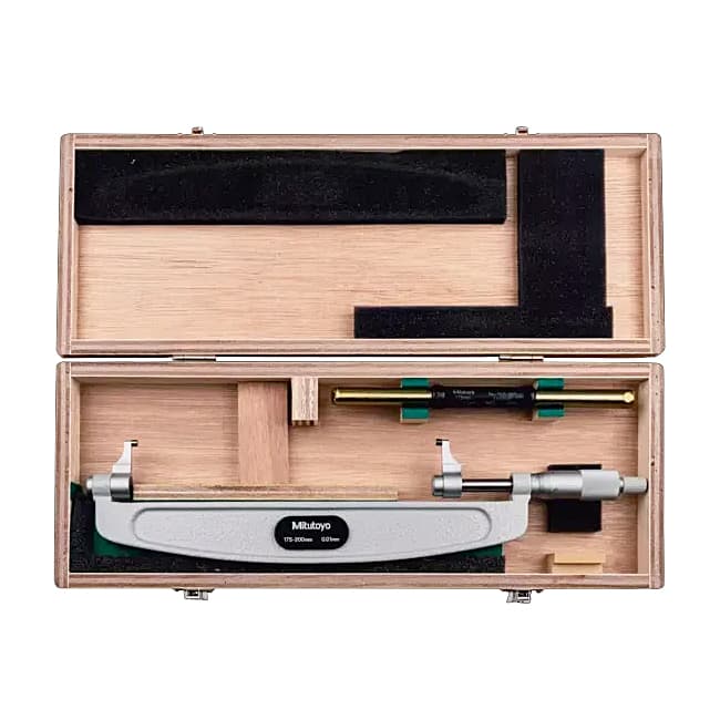 Mitutoyo 175 - 200 mm Caliper Type Micrometer, 143-108