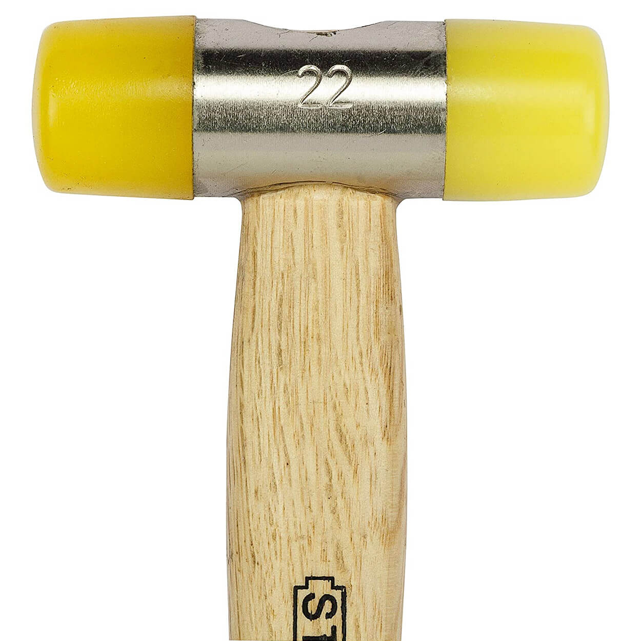 Stanley 22 mm Mallet Size, Soft Faced Hammers With Wood Handle, 57-054