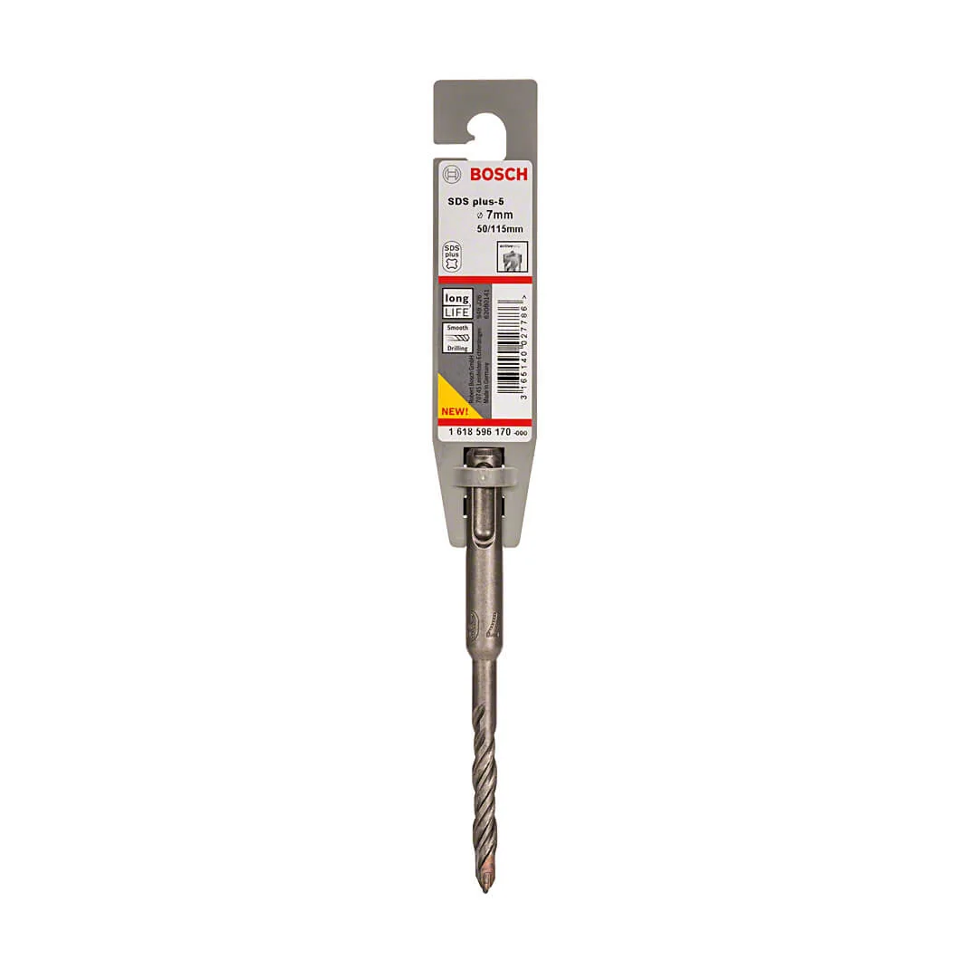 Bosch 7.00 x 115 mm SDS Plus-5 Drill Bits, 1 618 596 170