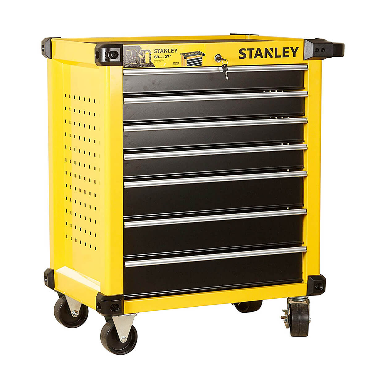 Stanley 27 inch / 7 Drawer Metal Roller Cabinet, STST74306-1