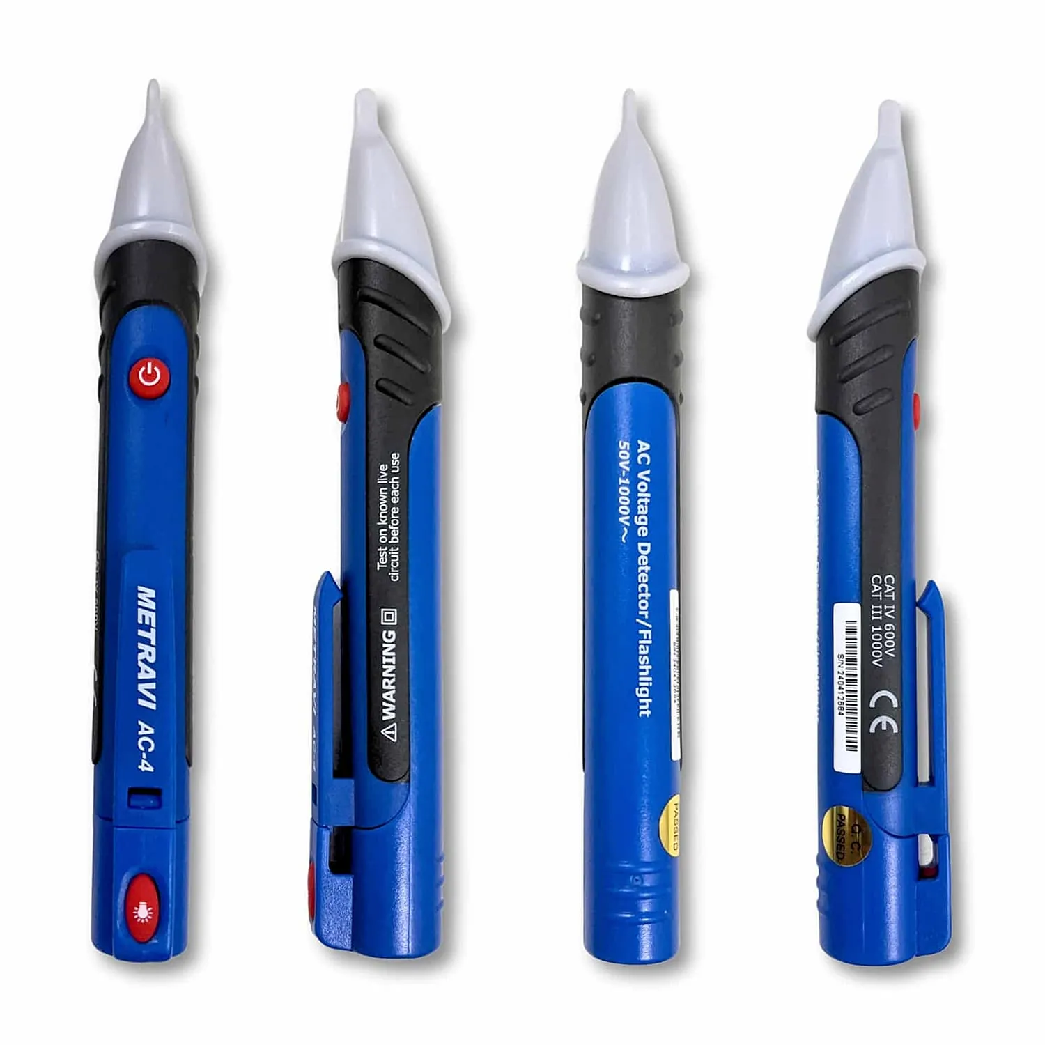 Metravi 50V - 1000V AC Non-Contact Voltage Detector, AC-4