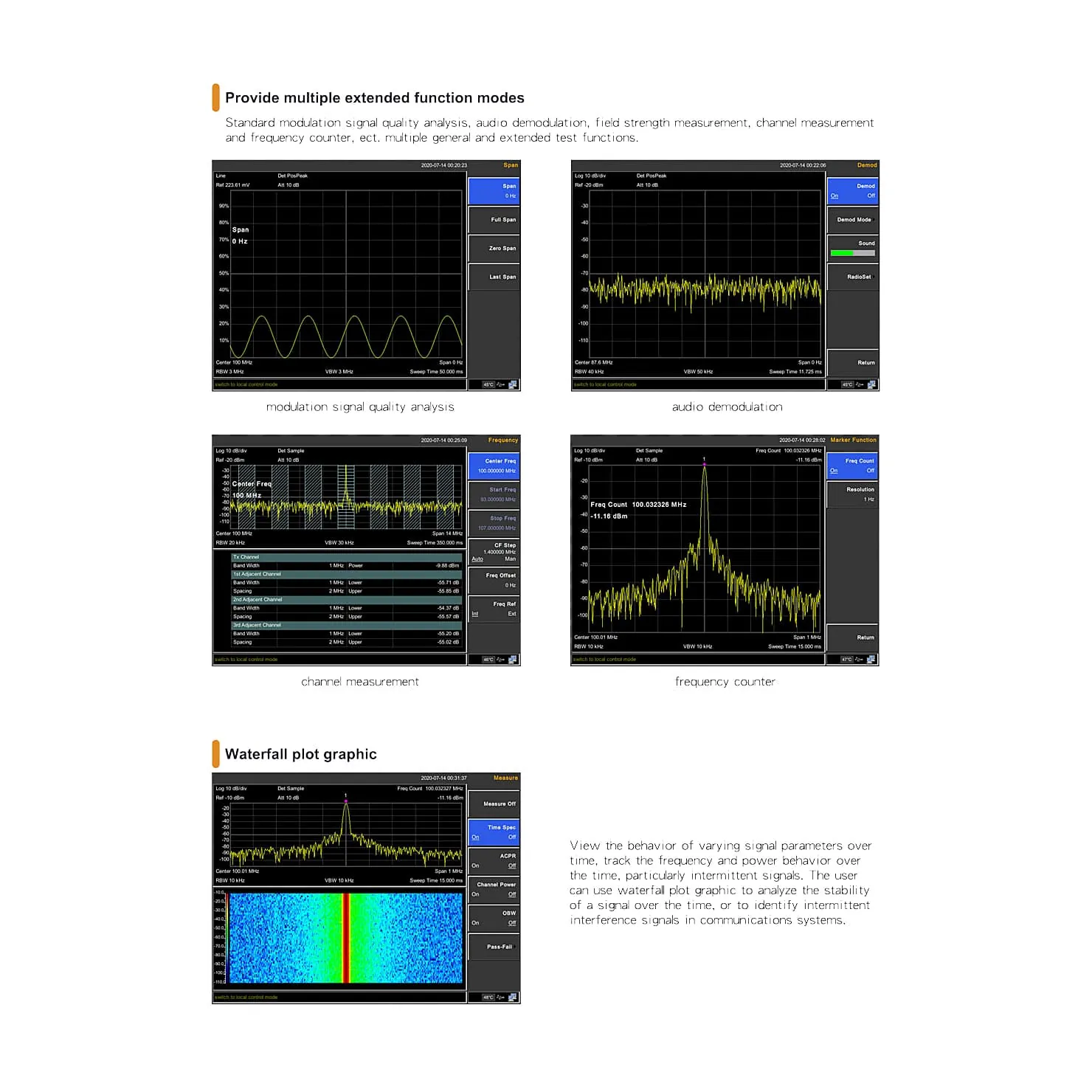 Owon 9 KHz - 7.5 GHz / 1Hz Spectrum Analyzer With Tracking Generator Kit, XSA 1075-TG