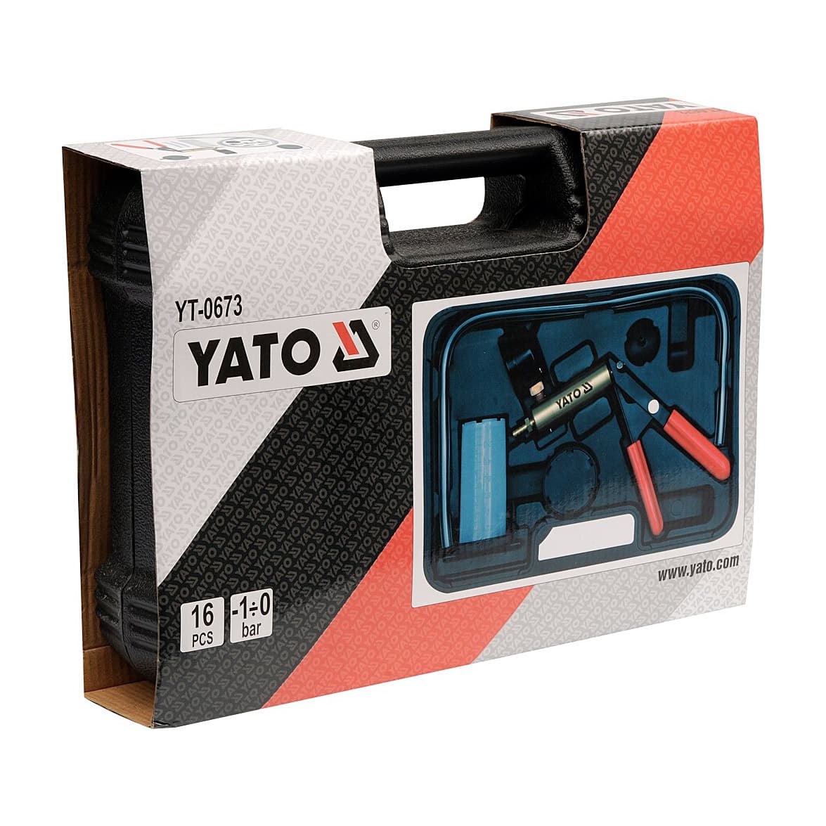 Yato 16 Pcs Hand Held Vacuum Pump, YT-0673