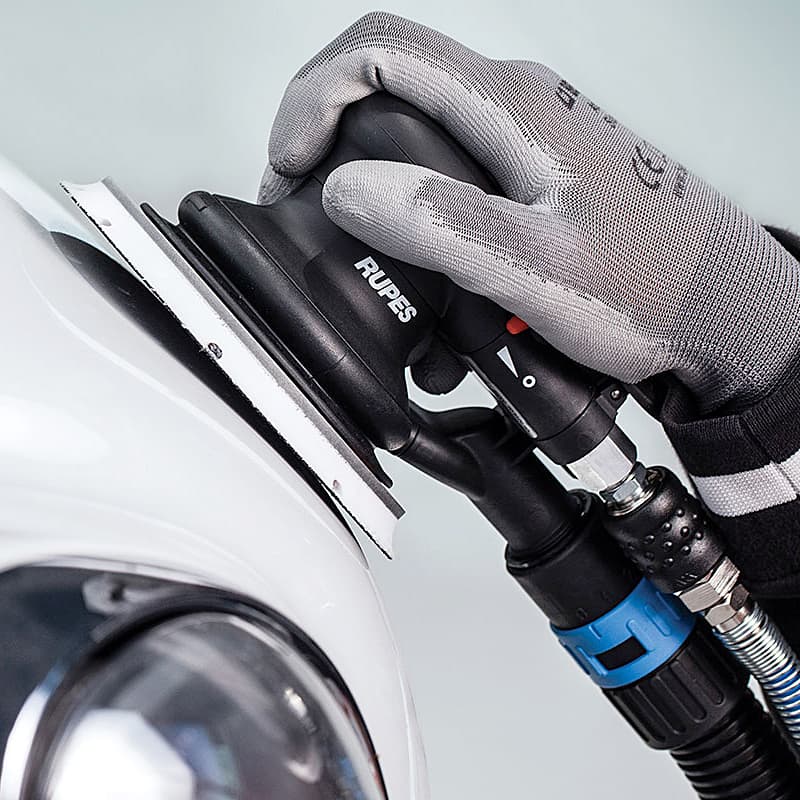 Rupes 6 mm Dia. Pneumatic Random Orbital Palm Sander with Self Vacuum (SKORPIO III), RH356T/VR