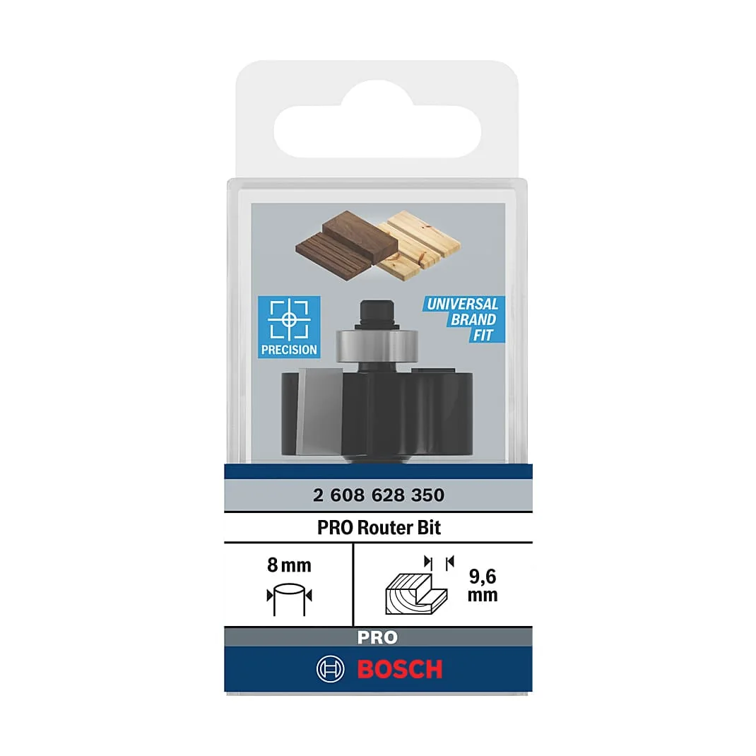 Bosch 31.8 mm Pro Router Bit (Rabbeting Bit), 2 608 628 350