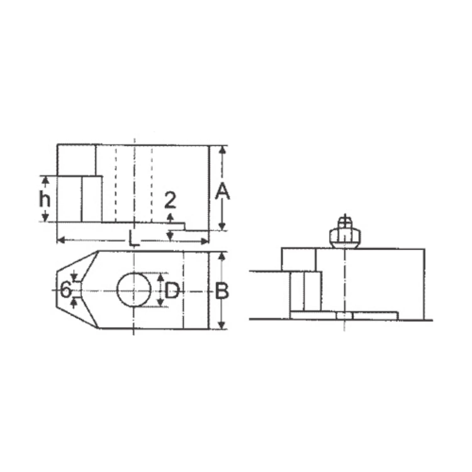 Apex 18 x 40 mm Table Clamp, 939-6