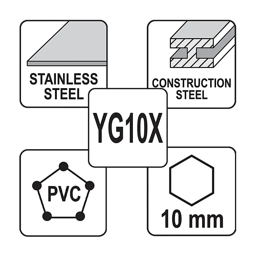 Yato 80 mm TCT Holesaw for Metal, YT-44072