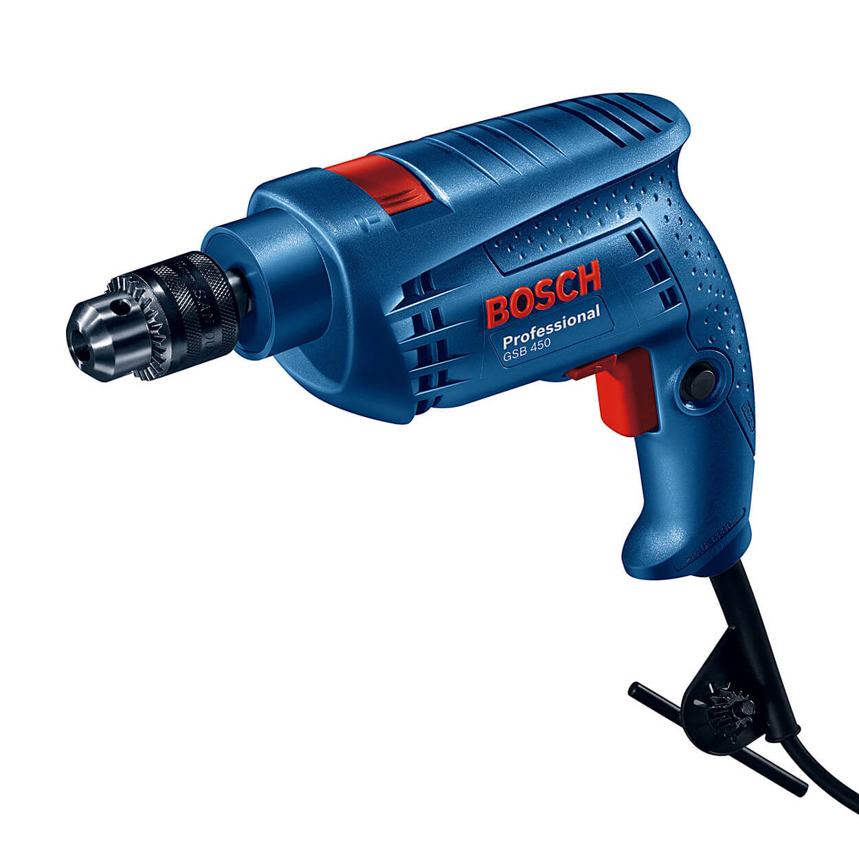 Bosch 10mm 450W Professional Impact Drill With 53 Pcs Accessory Kit, GSB 450 with wrap set