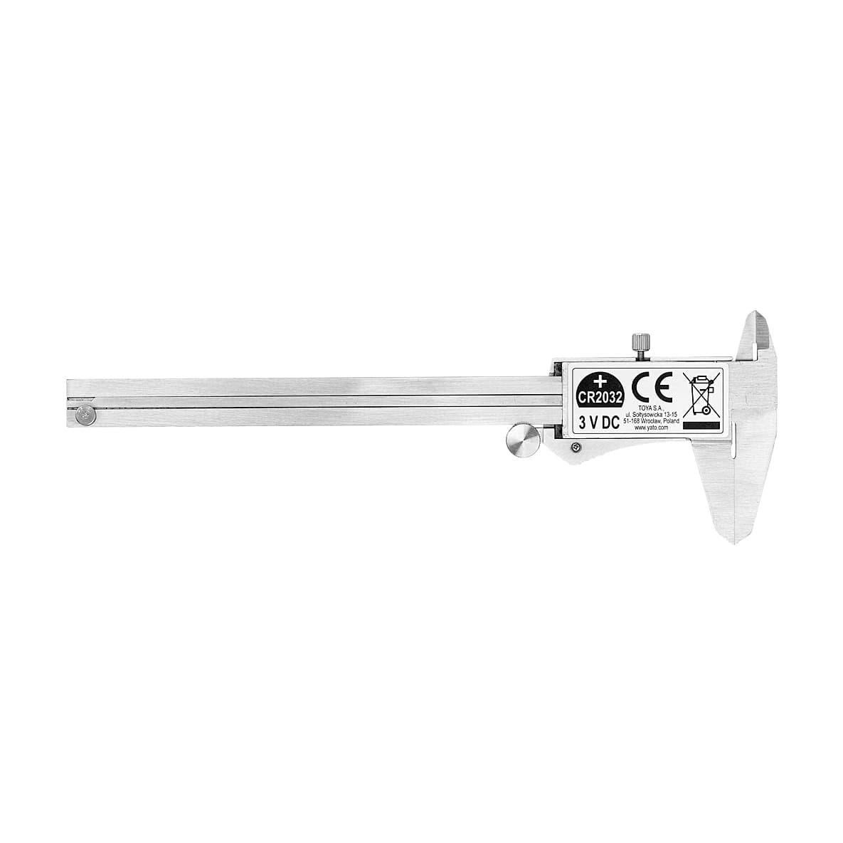 Yato 150 mm / 6 inch Digital Caliper with Backlight Display, YT-72030