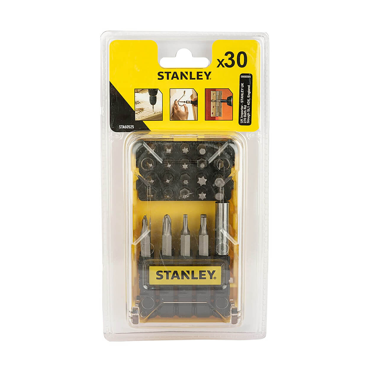 Stanley 29 Pcs Screwdriver Bit Set, STA60525-XJ