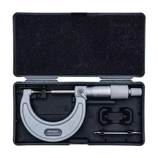 Mitutoyo 0 - 25 mm / 15 Degree Point Micrometer, 112-153