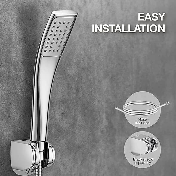 Kohler Spatula Single Function Small Hand Shower With Hose In Polished Chrome Finish, K-98444IN-CP