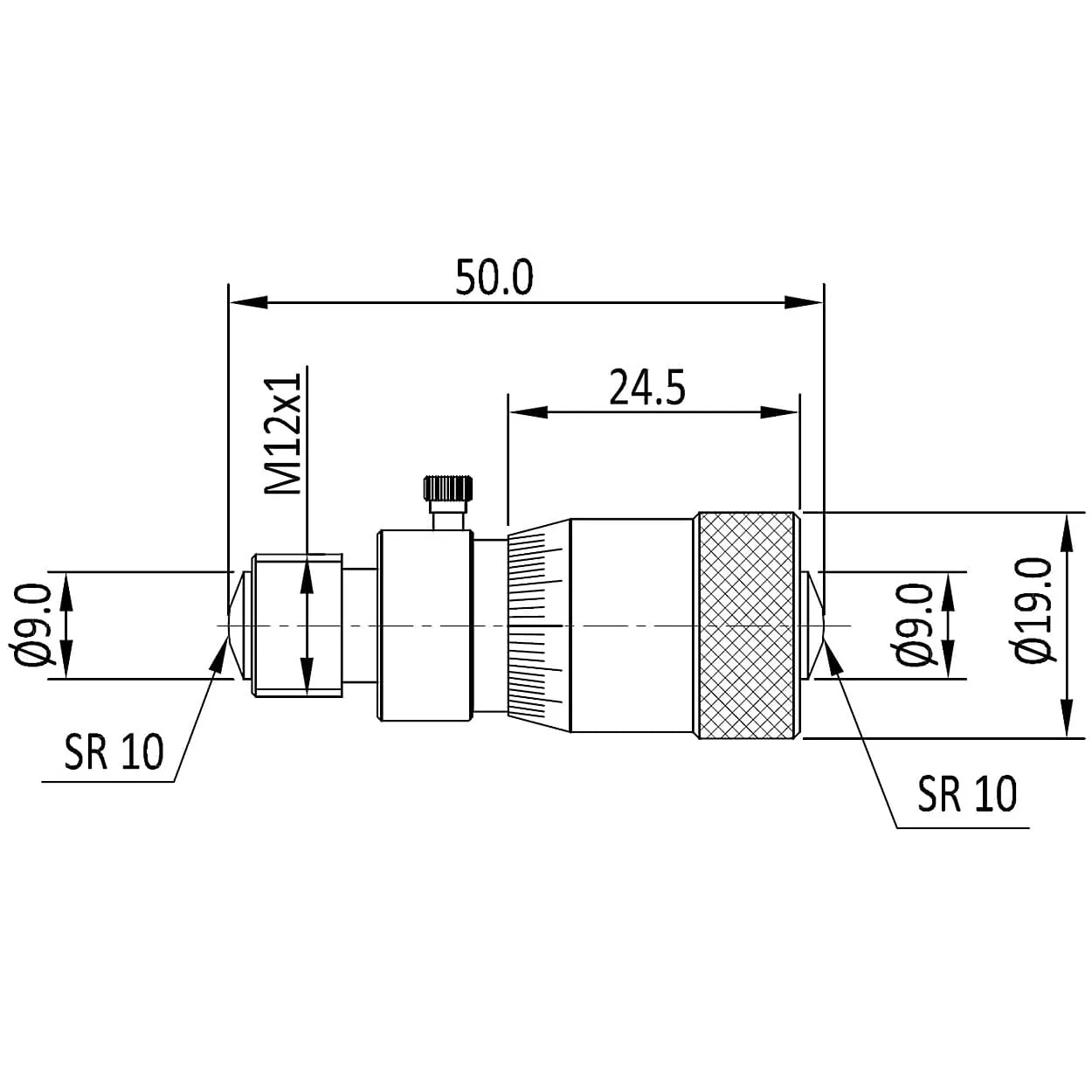 Baker 50 - 1000 mm Precision Tubular Internal Micrometer (Extension Rod Type), MMT 1000