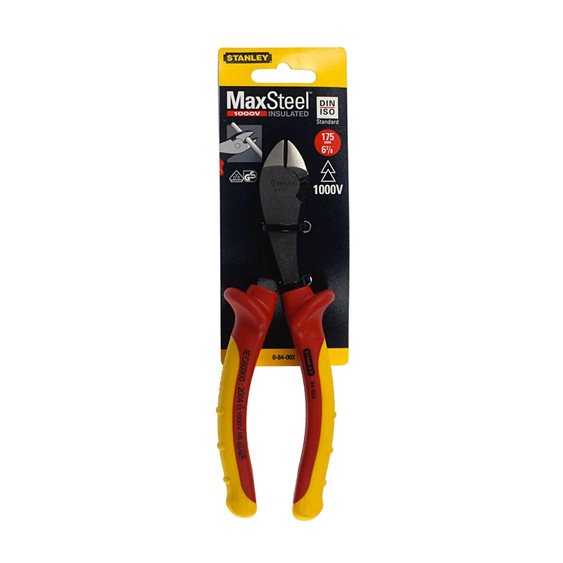 Stanley 7 inch / 175 mm VDE Diagonal Cutting Pliers, 84-003