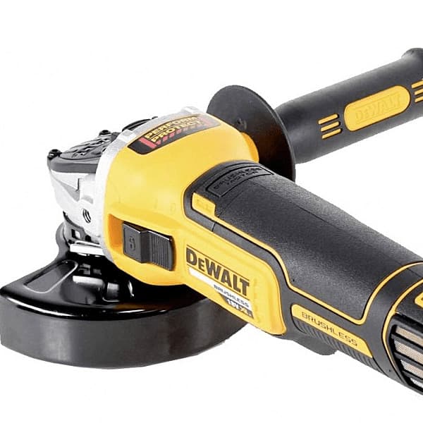 Dewalt 18V / 100mm XR Li-ion Cordless Angle Grinder With Brushless Slide MAG Kit with 2x5.0Ah Batteries, DCG405P2-IN