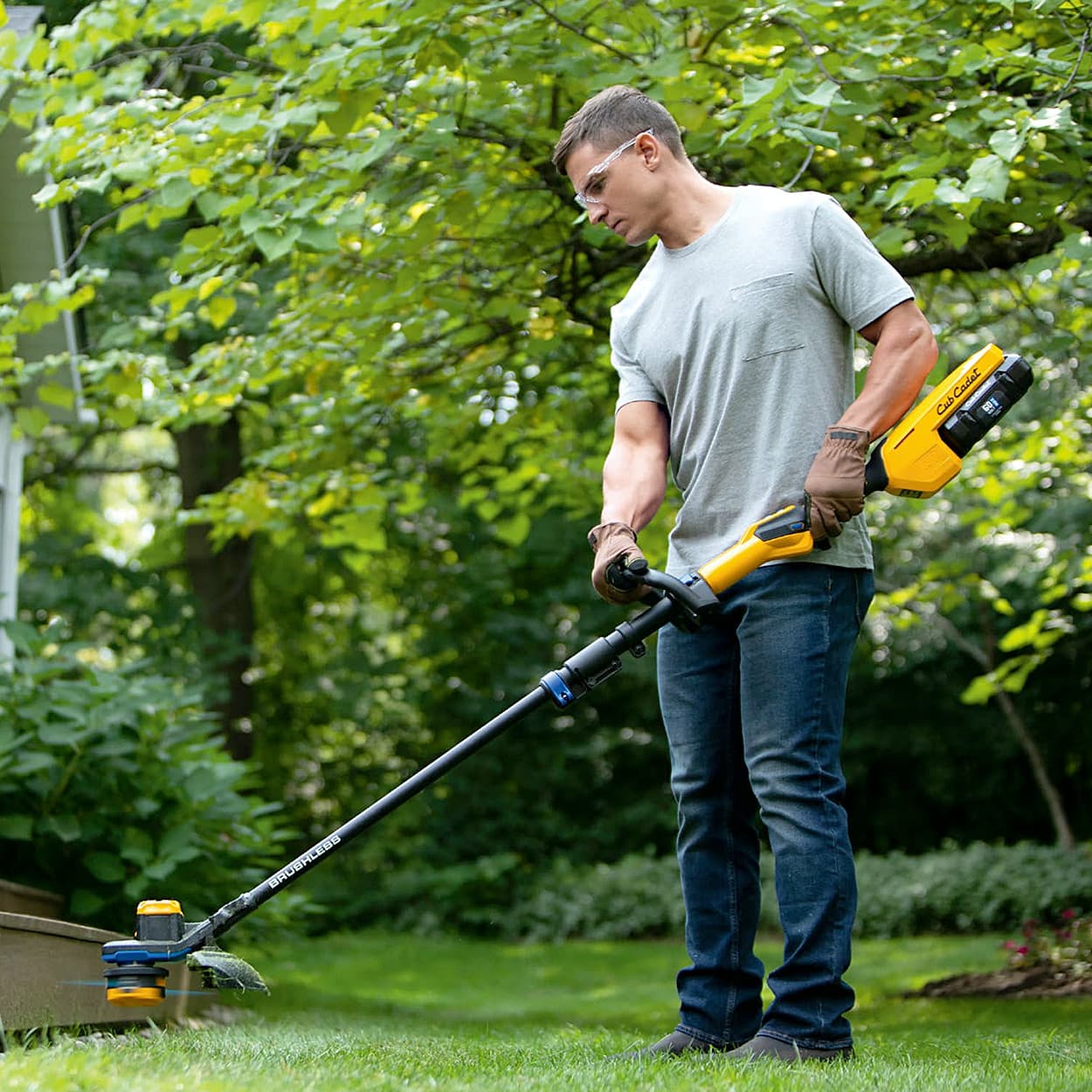 Cub Cadert 54 V / 33 cm Cordless LH5 T60 String Trimmer With Loop Handle (Bare Tool), 41AT6TGT603