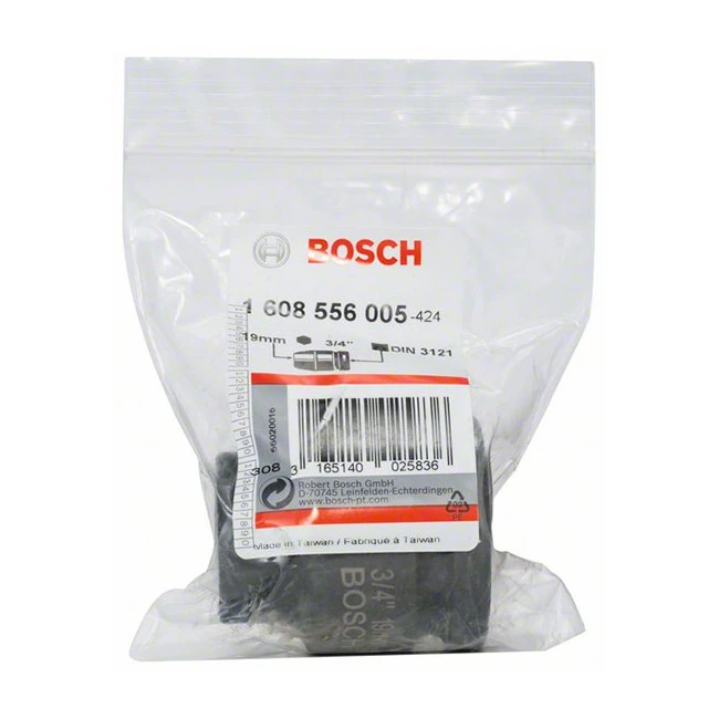 Bosch 19 mm, 3/4" Sq. Drive Sockets For Impact Wrenches, 1 608 556 005