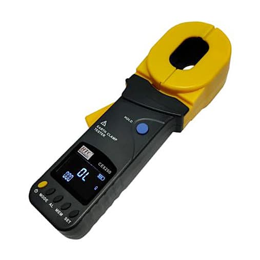 HTC 0 - 1000 Ohm / 4 Digit Clamp On Ground Resistance Tester, CE-8200