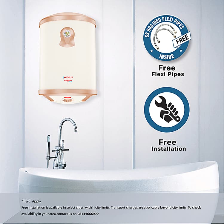 Venus Magma Plus 200 Ltr / 3 kW Vertical Storage Water Heater, 200 GV
