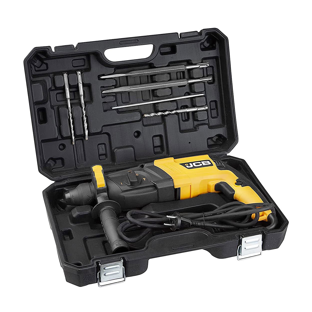 JCB 26mm 800W SDS Plus Rotary Hammer With Dual Function & Reversible Operation, JCB-RH800-EM