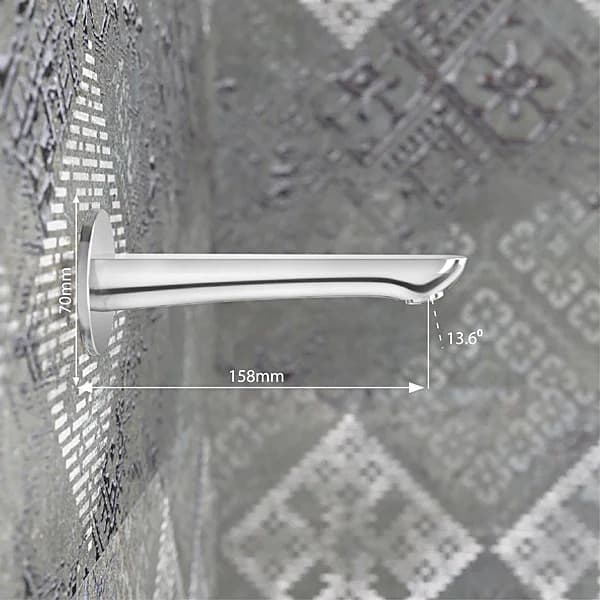 Kohler Aleo Bath Spout Without Diverter In Polished Chrome Finish, K-99061IN-CP