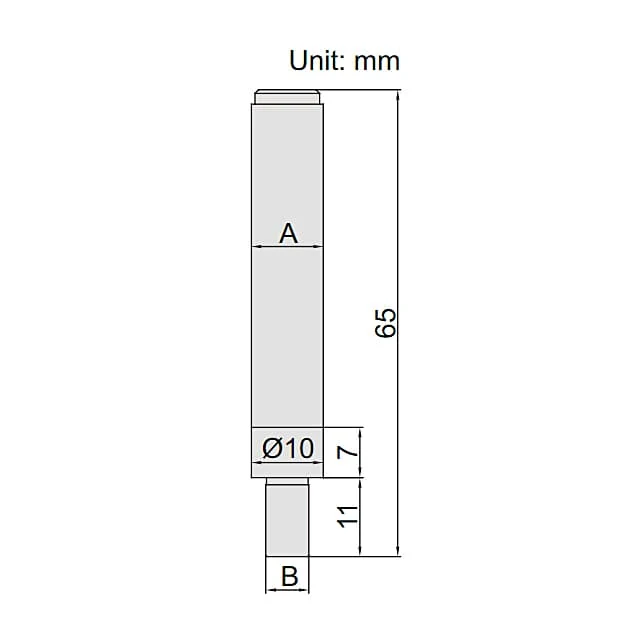 Insize 10 mm Shank Dia. Edge Finders, 6567-1