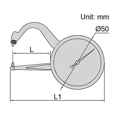 Insize 0 - 10 mm Thickness Gauge, 2862-101