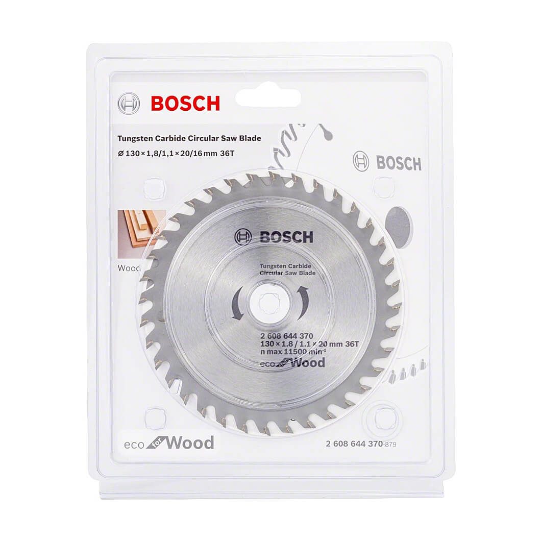 Bosch 5 Inch / 110 mm Circular Saw Blades Eco For Wood (Pack of 25 pcs), 2 608 644 674