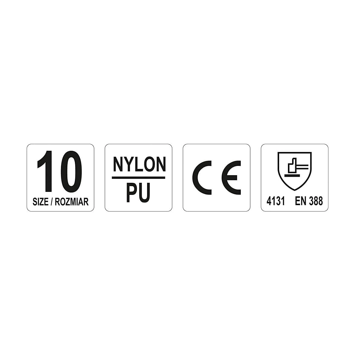 Yato Black Working Gloves, YT-7473