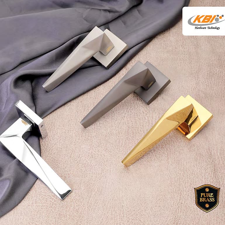 KBI Divine Gold PVD Mortise Handle