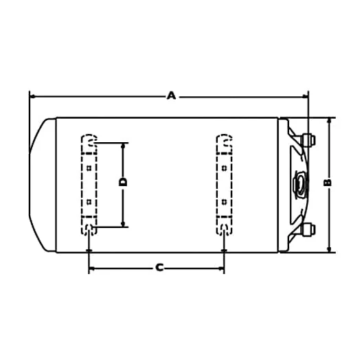 Venus Magma Plus 200 Ltr / 3 kW Horizontal Storage Water Heater (Geyser), 200 GH