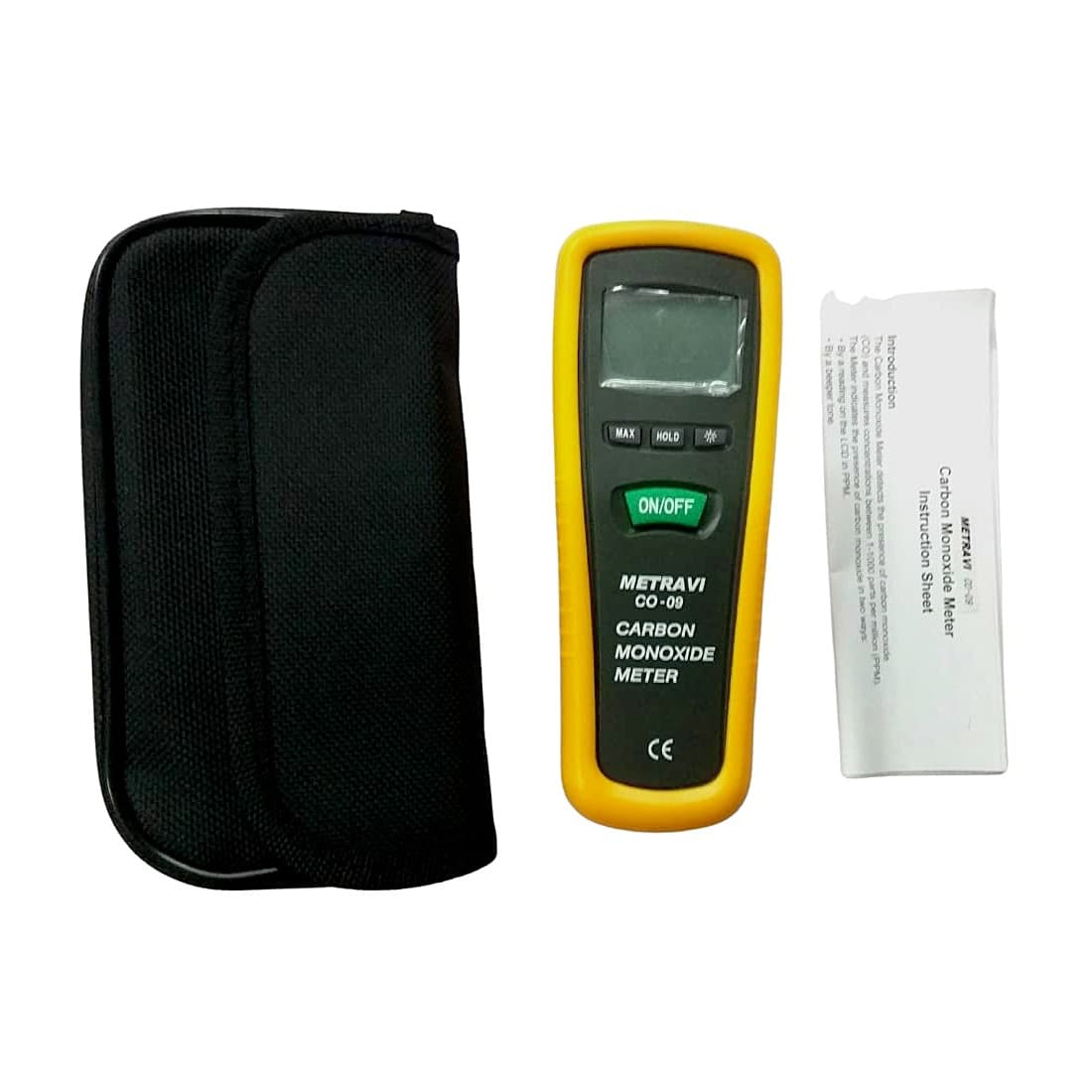 Metravi 0 - 1000 PPM Carbon Monoxide Detector Meter, CO-09